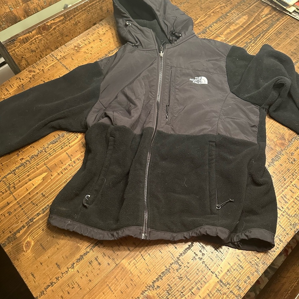 The North Face Black and Gray Hooded Jacket